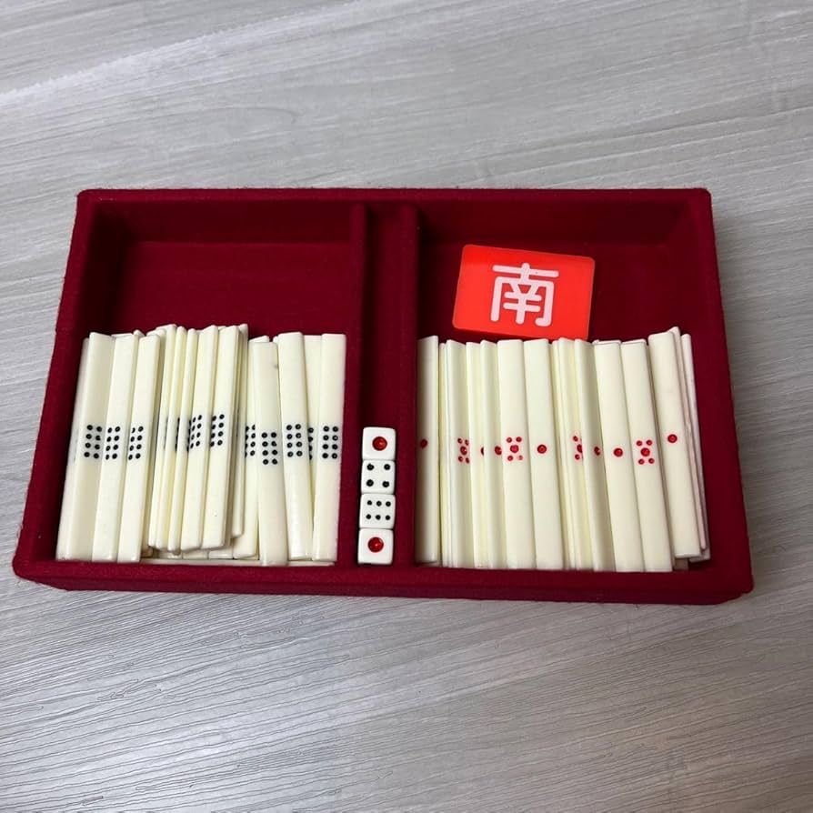 【未使用】昭和当時物 手彫式最高級重量牌 大型重量 エリア樹脂 麻雀牌セット Amazon | 昭和 手彫式 重量牌 大型重量 エリア樹脂 麻雀牌セット